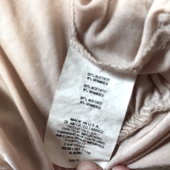Beautiful Almond Vintage Bebe Top - Picture 9 of 10